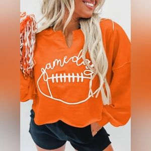 Game Day Crop Sweatshirt